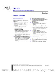 CD1283 datasheet pdf Intel