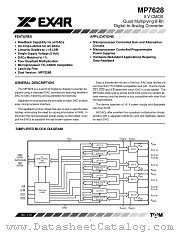 MP7628JN datasheet pdf Exar