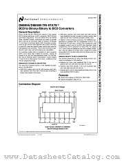 DM8899N datasheet pdf National Semiconductor