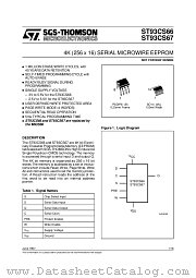 ST93CS67B1013TR datasheet pdf ST Microelectronics