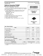 MRFG35005NT1 datasheet pdf Freescale (Motorola)