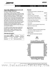 HI5630EVAL datasheet pdf Intersil