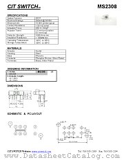 MS2308 datasheet pdf CIT Relay & Switch