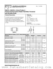 AO8701 datasheet pdf Alpha & Omega Semiconductor