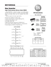 MC74H04 datasheet pdf ON Semiconductor