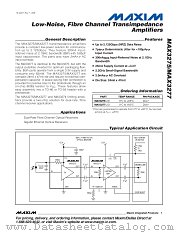 MAX3275D datasheet pdf MAXIM - Dallas Semiconductor