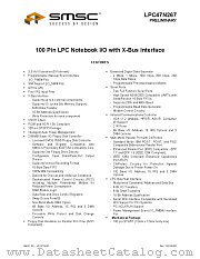 LPC47N267 datasheet pdf SMSC Corporation