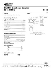 CH-138PIN datasheet pdf Tyco Electronics