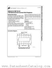 DM54S194J datasheet pdf National Semiconductor