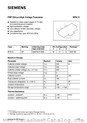 BFN21 datasheet pdf Siemens