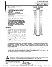 54AC16620 datasheet pdf Texas Instruments