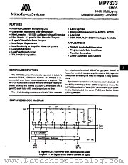 MP7633BD datasheet pdf etc