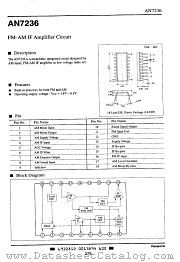 AN7236 datasheet pdf Panasonic