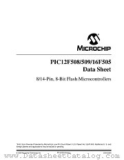 PIC16F509E/SLG datasheet pdf Microchip