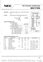 BN1F4N datasheet pdf NEC
