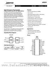 HI5634 datasheet pdf Intersil