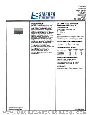 CM-2H8 datasheet pdf Sirenza Microdevices