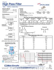 HFCN-3800D datasheet pdf Mini-Circuits