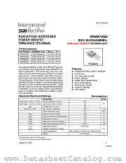 IRHM3Z60 datasheet pdf International Rectifier