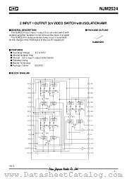 NJM2524V datasheet pdf New Japan Radio