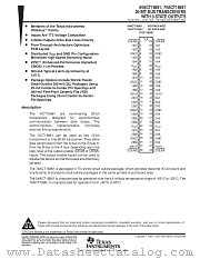 54ACT16861WDR datasheet pdf Texas Instruments