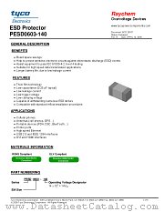 PESD0603-140 datasheet pdf Tyco Electronics