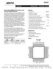 HI5762/6IN datasheet pdf Intersil