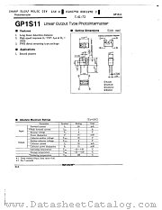 GP1S11 datasheet pdf SHARP