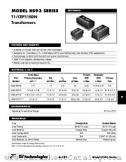 HS9398705TB datasheet pdf BI Technologies