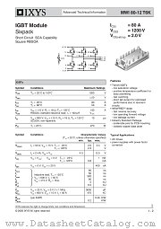 MWI80-12T6K datasheet pdf IXYS Corporation