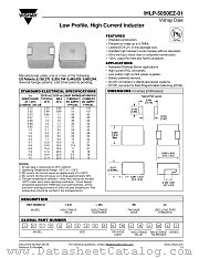 IHLP-5050EZ-ER-1R0-M-01 datasheet pdf Vishay
