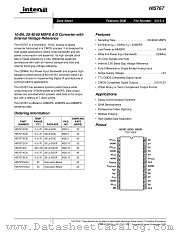 HI5767/2CB datasheet pdf Intersil