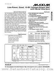 MAX5250AEPP datasheet pdf MAXIM - Dallas Semiconductor