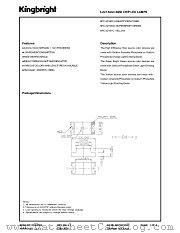 KPC-3216YC datasheet pdf Kingbright Electronic