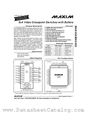 MAX458CPL datasheet pdf MAXIM - Dallas Semiconductor