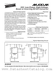 MAX629ESA datasheet pdf MAXIM - Dallas Semiconductor