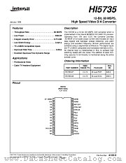 HI5735KCP datasheet pdf Intersil