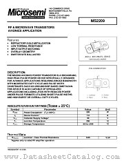 MS2209 datasheet pdf Microsemi