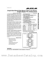 MAX907CSA datasheet pdf MAXIM - Dallas Semiconductor