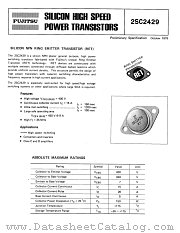 2SC2429 datasheet pdf Fujitsu Microelectronics