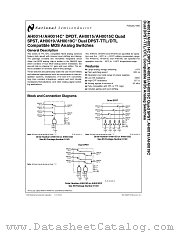 AH0019CD datasheet pdf National Semiconductor