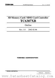 TC6387XB datasheet pdf TOSHIBA