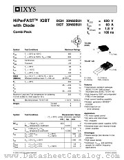IXGT30N60BU1 datasheet pdf IXYS Corporation