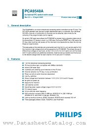 PCA9548AD datasheet pdf Philips