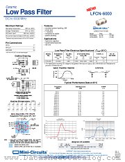 LFCN-6000 datasheet pdf Mini-Circuits