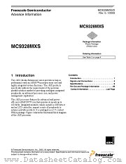 MC9328MXSCVF10(R2) datasheet pdf Freescale (Motorola)