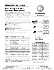 MC14556BD datasheet pdf ON Semiconductor