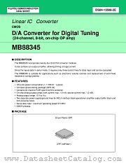 MB88345PF datasheet pdf Fujitsu Microelectronics