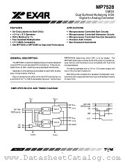 MP7528BD datasheet pdf Exar