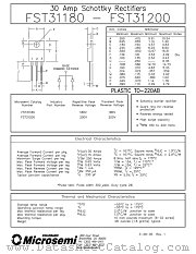 FST31200 datasheet pdf Microsemi